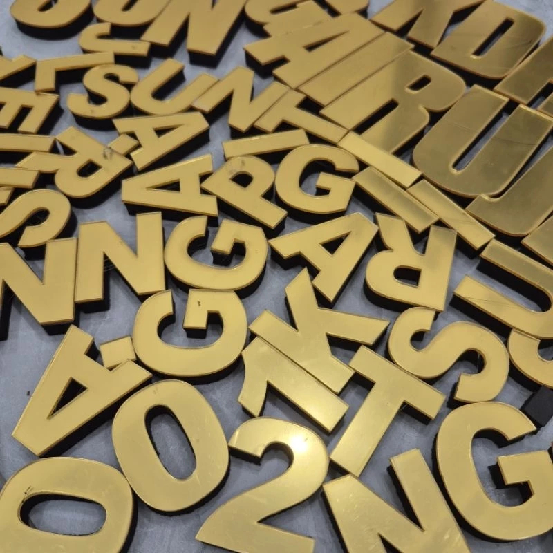 

Huruf Timbul Akrilik Lapis Spon Eva, Letter Akrilik Custom, Laser Cutting