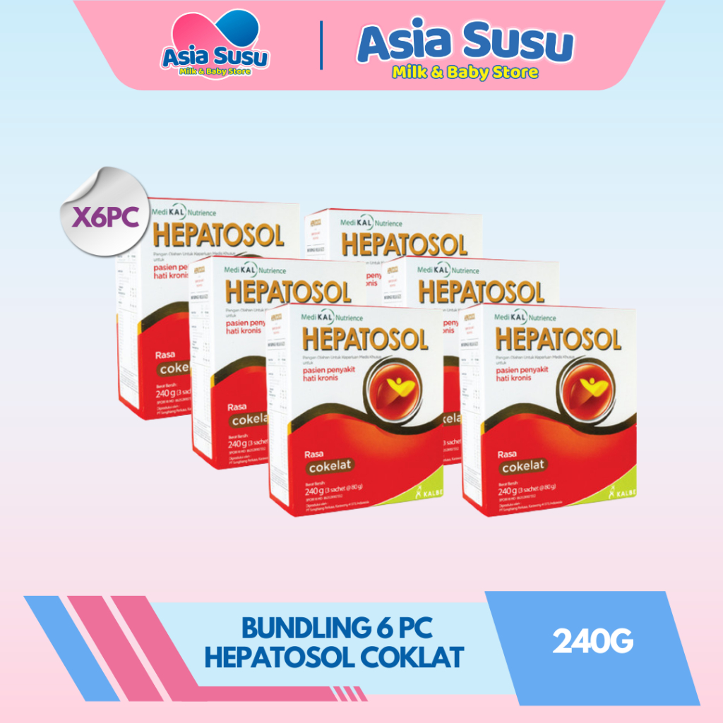 

[BUNDLE] Hepatosol 240gr x 6pc - Nutrisi Kesehatan Hati