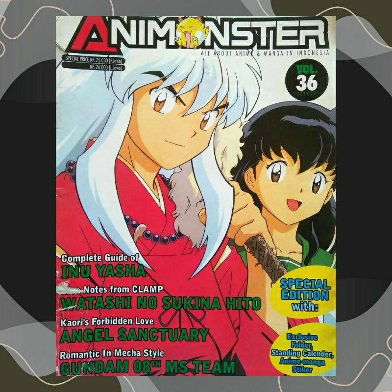 Majalah Animonster Edisi Inu Yasha InuYasha