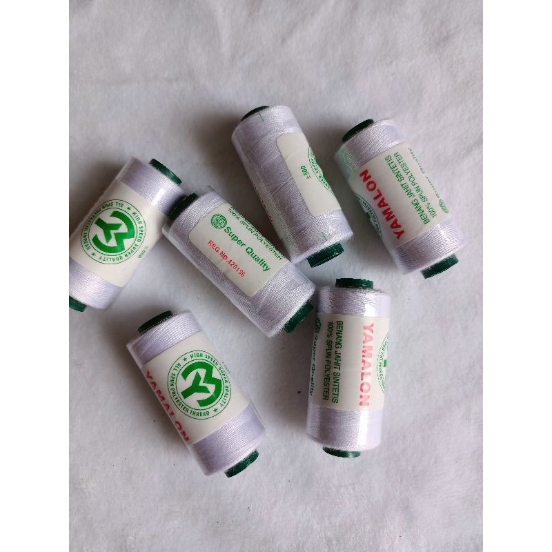 Benang Jahit Yamalon Kecil Putih Per Pcs