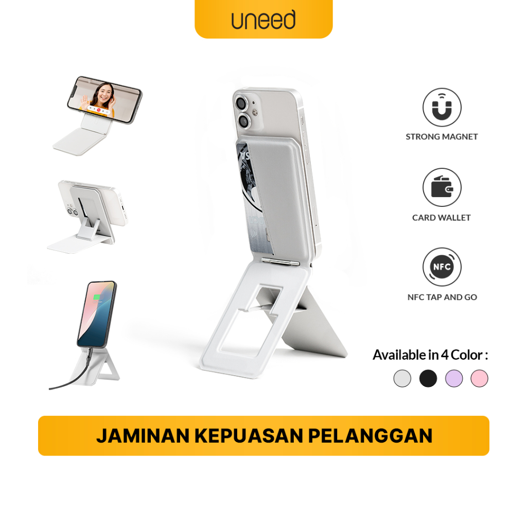 Tripod Ponsel dengan Dompet Kartu Magsafe, Model UPH916