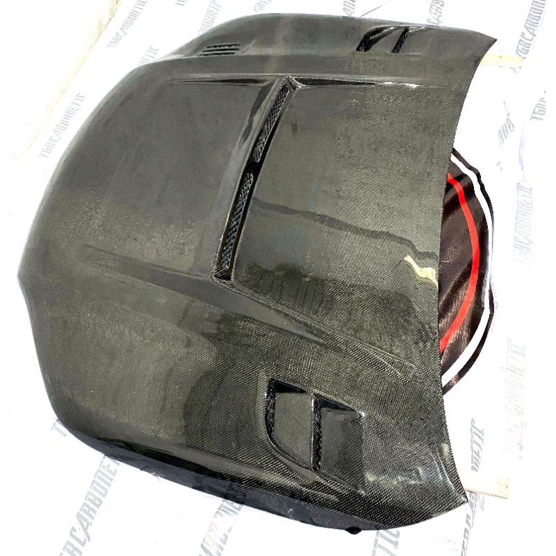 kap mesin carbon karbon kevlar toyota fortuner vrz hylux hilux 2016 up