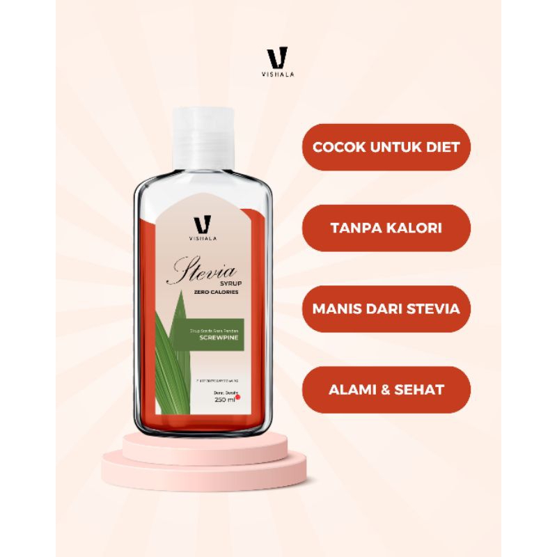 

Vishala Stevia Sirup Rasa Cocopandan