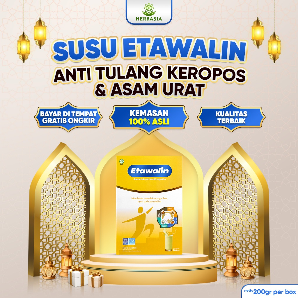 

Etawalin Original Susu Etawa 200gr Untuk Asam Urat Nyeri Sendi & Tulang 100% Original