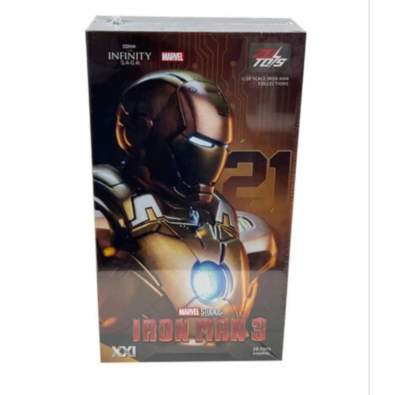 action figure Marvel IRON MAN Mark XXI MK21 Midas The Infinity Saga ZD Toys New MISB