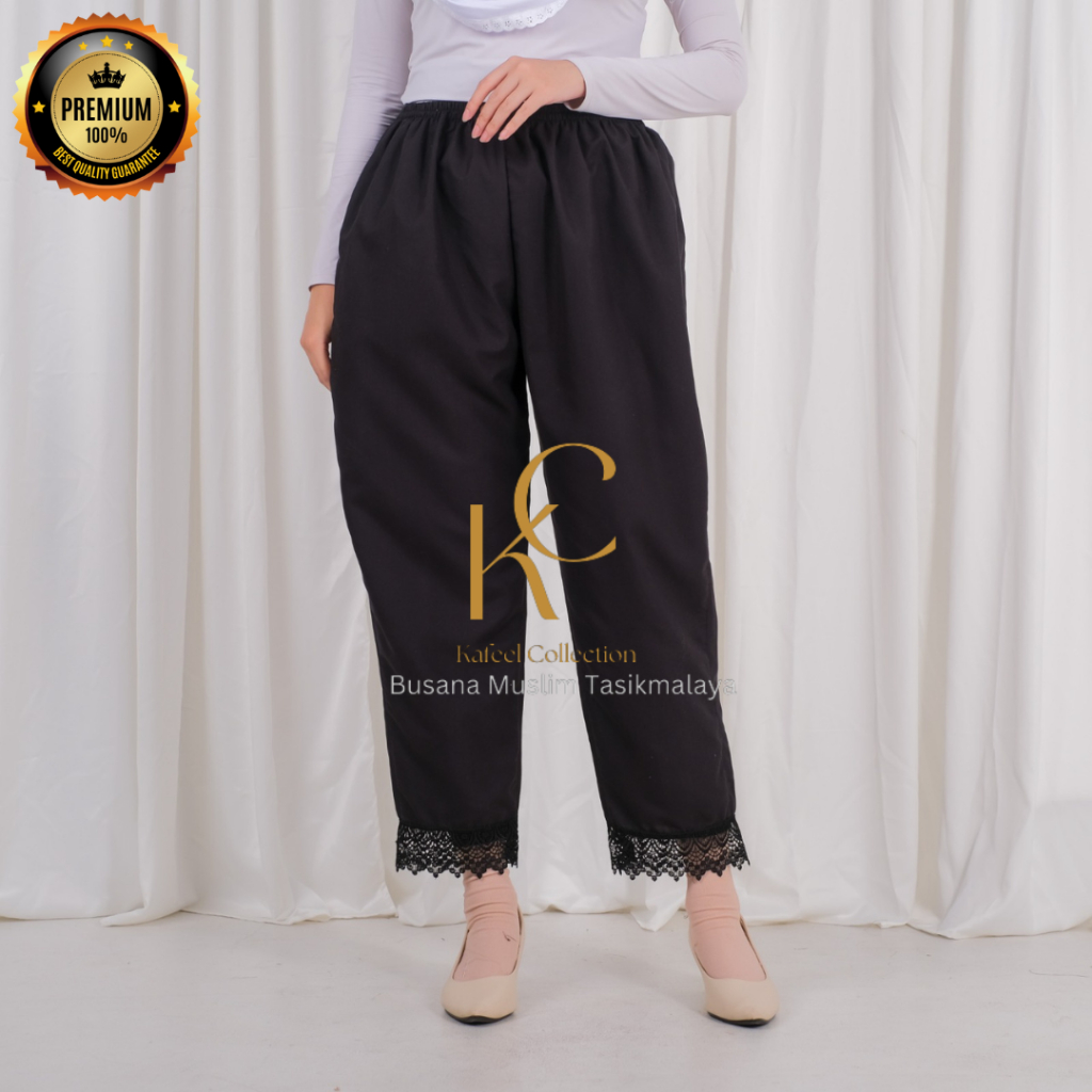 Celana Umroh dan Haji Jumbo Renda Celana Ihrom Wanita Bahan Katun Celana Dalaman Gamis Rangakapan
