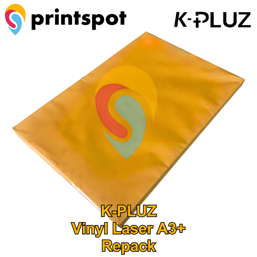 

K- PLUZ Sticker Vinyl PP Film Stiker Digital Print Laser Toner A3+ - Repack 25