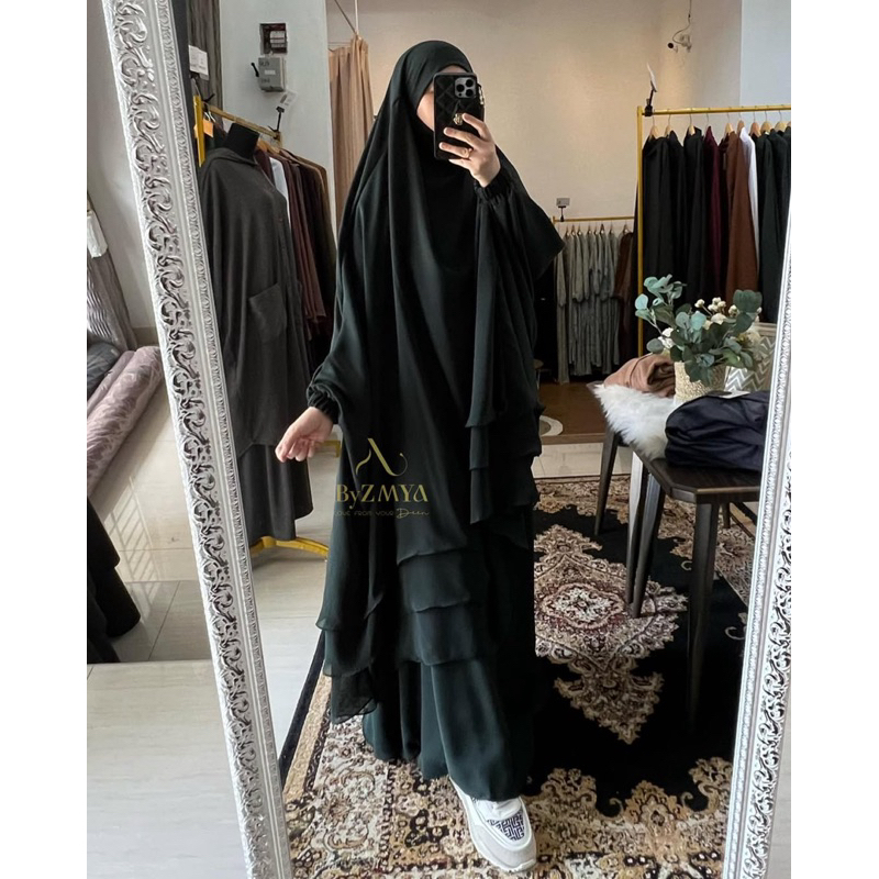 New set BILQIS gamis FK overhead BYZMYA