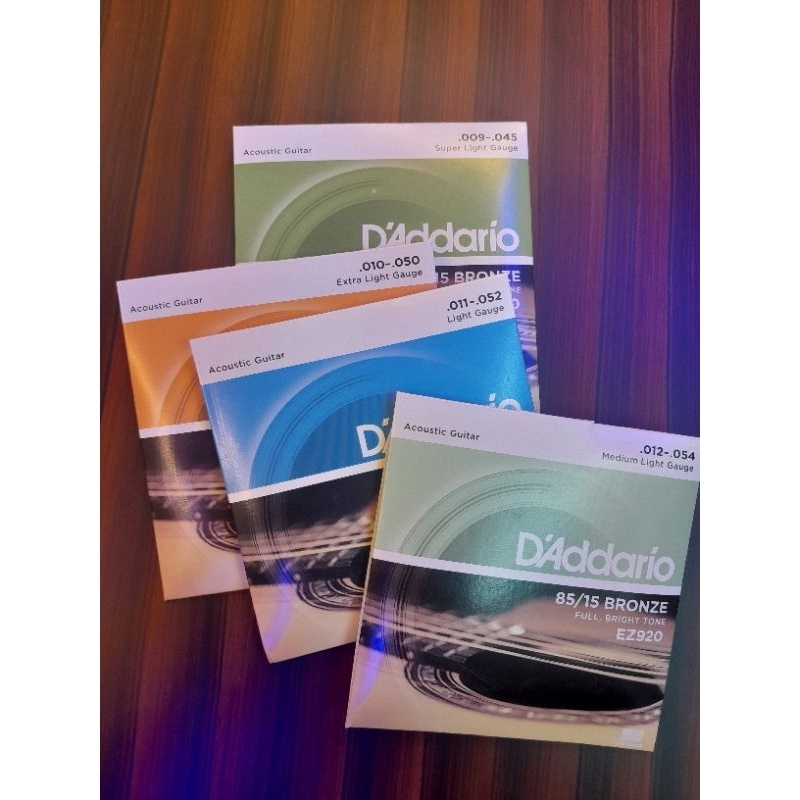 senar gitar dario akustik 1 set