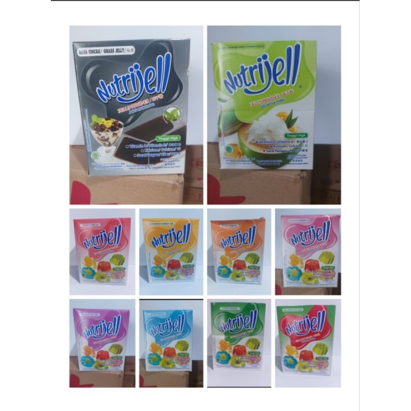 

NUTRIJEL RASA BUAH BESAR 1 BOX isi 12 Sachet @ 15 gram