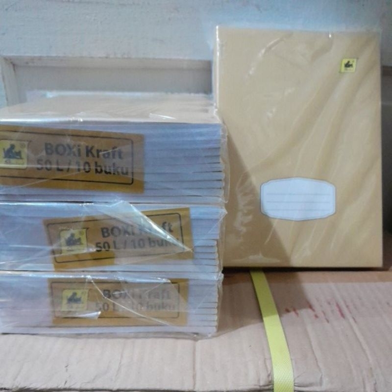 

buku boxi kraft standard 50lbr (10buku)