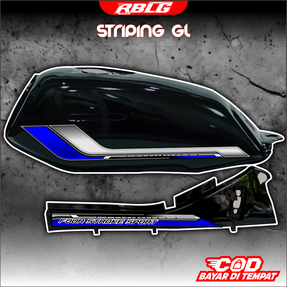 STRIPING GL MAX, STRIPING HONDA GL, STRIPING GL KOTAK, STRIPING GL BALAP, STRIPING RACING