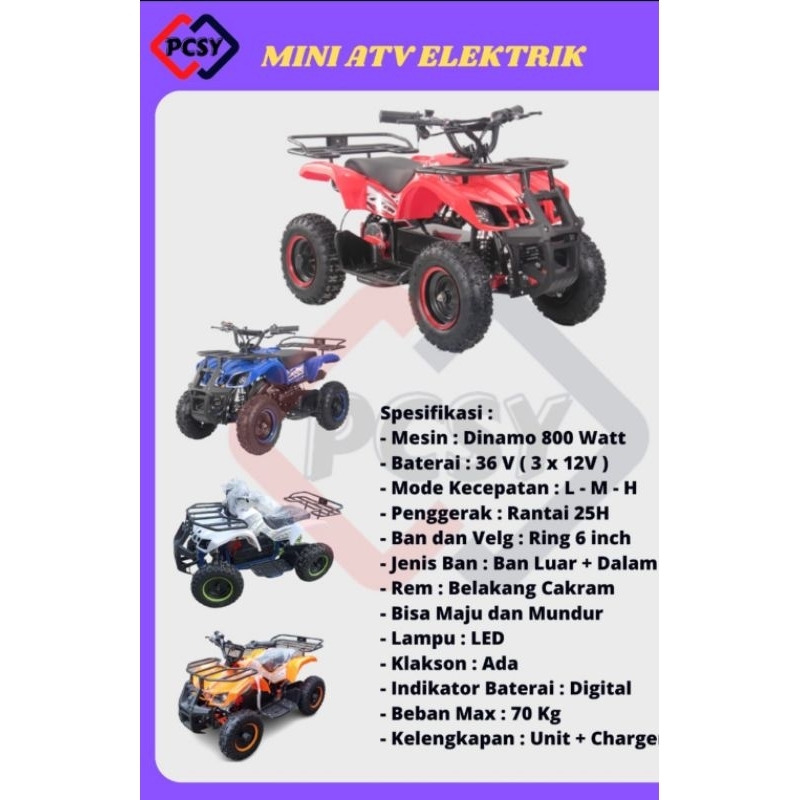 ATV mini listrik DAZLE