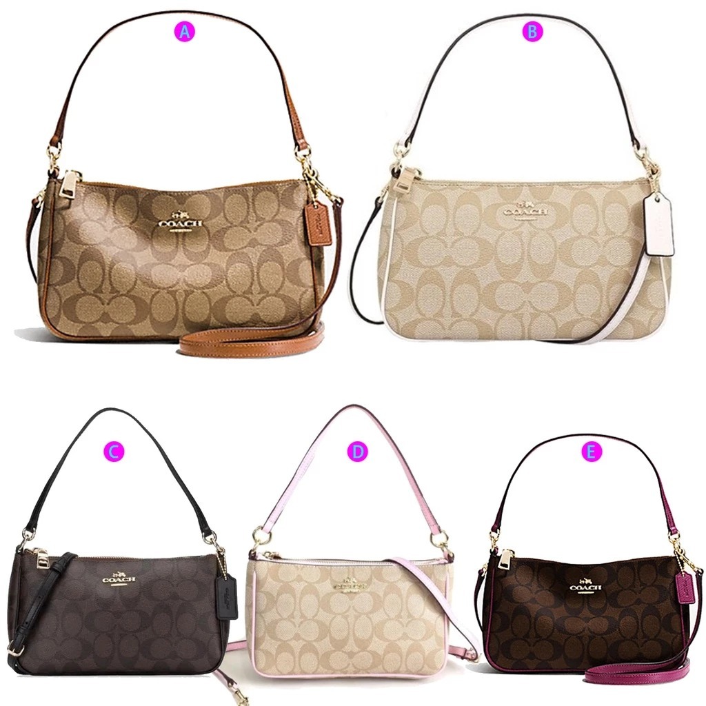 (grab) 36674 coach Bahan Kanvas Wanita Tas Bahu Tas Messenger