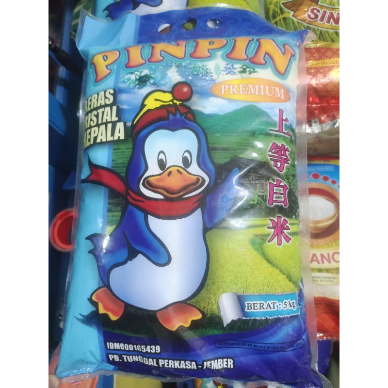 

Beras Pinpin 5kg / Beras premium