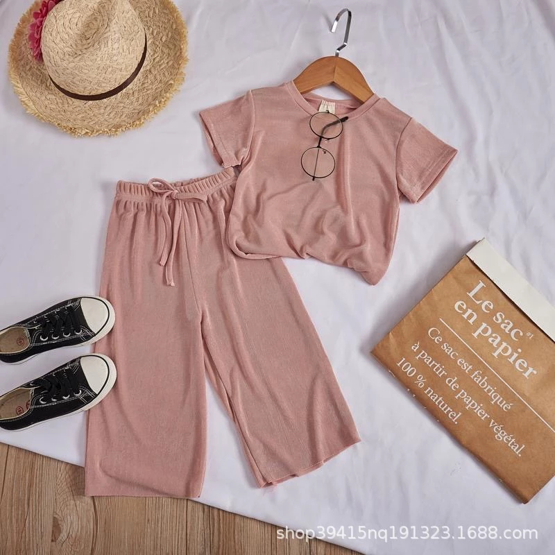 BAJU SETELAN ALA KOREA ANAK CEWEK PEREMPUAN STYLISH PINK DUSTY IMPORT