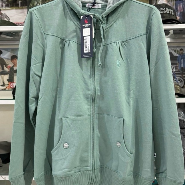 FG2 Jaket Sweater Cardinal Girl  Jaket Hoodie Sweater Cardinal Perempuan Orinal