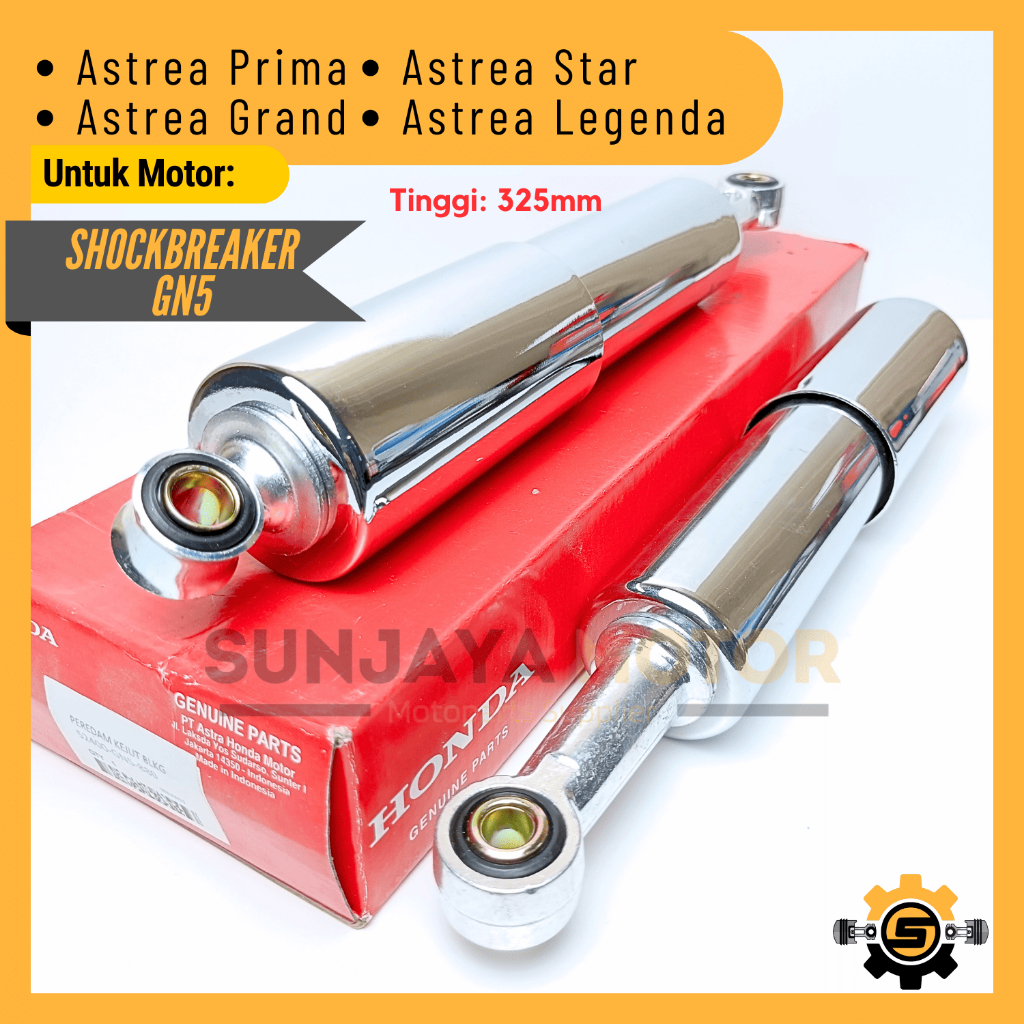 Shockbreaker Kualitas Original Honda GN5 Shock Belakang Astrea Grand Astrea Legenda Impressa Astrea 