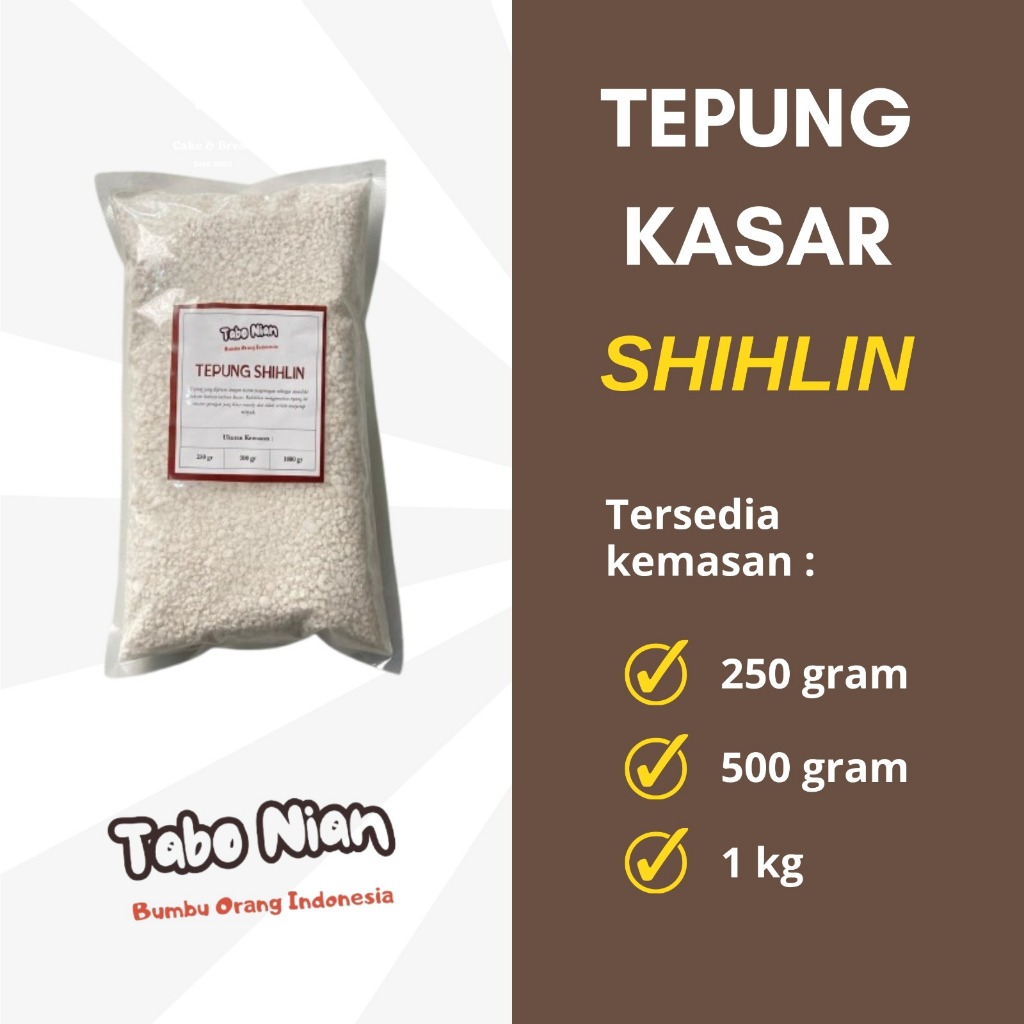 

Shihlin flour tepung shilin kasar ala Taiwan Food Tepung Tapioka Kasar Tabonian Nusantara