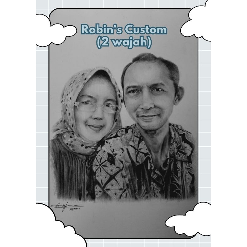 

Custom Gambar Potret Realis (2 Wajah)