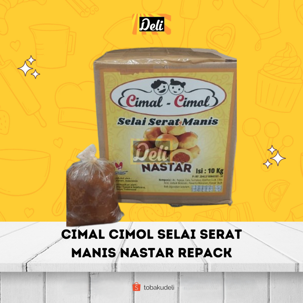 

Cimal Cimol Selai Serat Manis Isian Nastar Nanas Repack 500gr