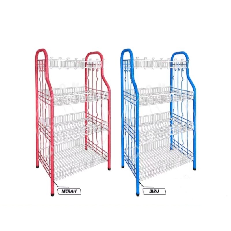 RAK PIRING MASTER 4 SUSUN RAK PIRING BESI 4 SUSUN MASTER