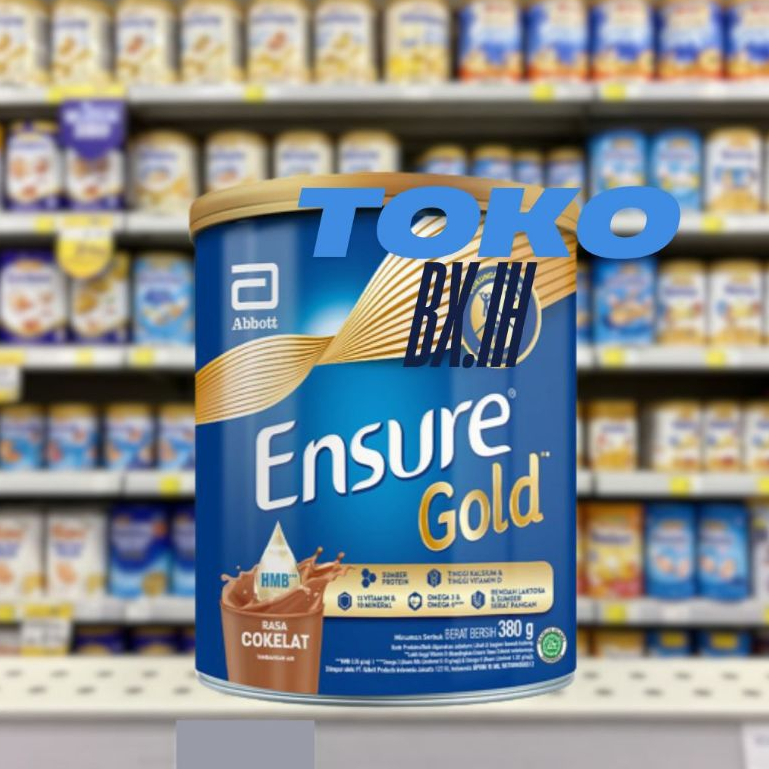 

Ensure Gold Susu Nutrisi Dewasa Cokelat 380 g - Expired Date 100% Aman