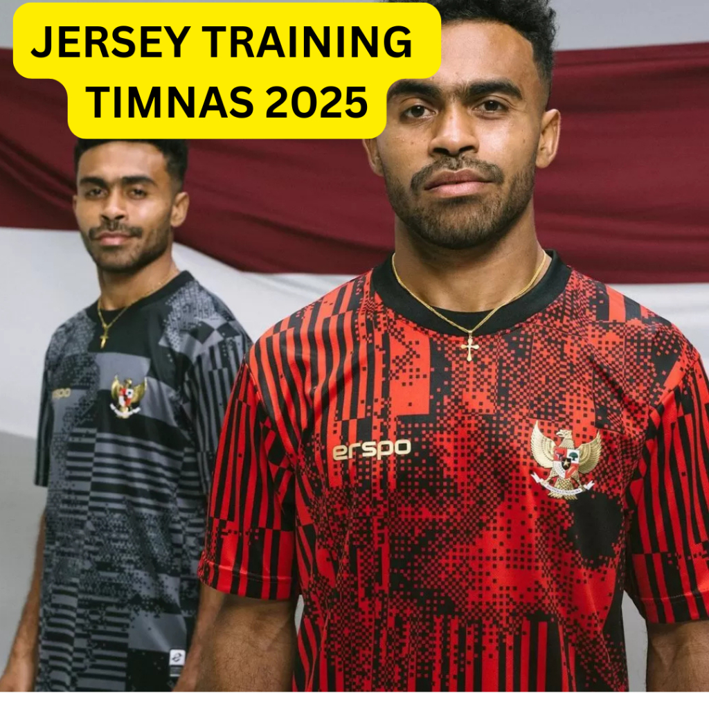 JERSEY ERSPO GRADE ORI PREMATCH/TRAINING TIMNAS INDONESIA TERBARU 2025