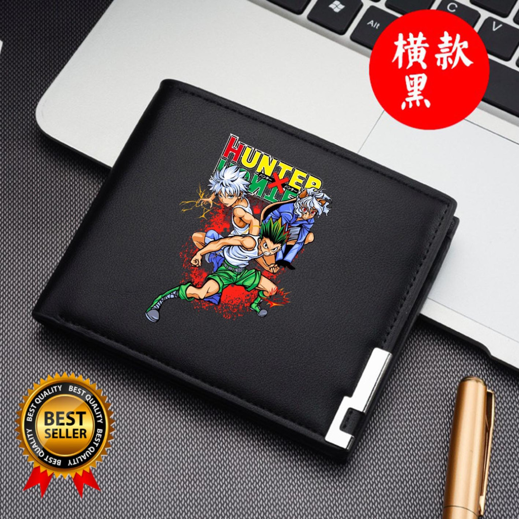 Dompet Pria Lipat  HXH HUNTER X HUNTER Dompet Kulit Men Fashion Letter Wallet KEREN MB_MERCH