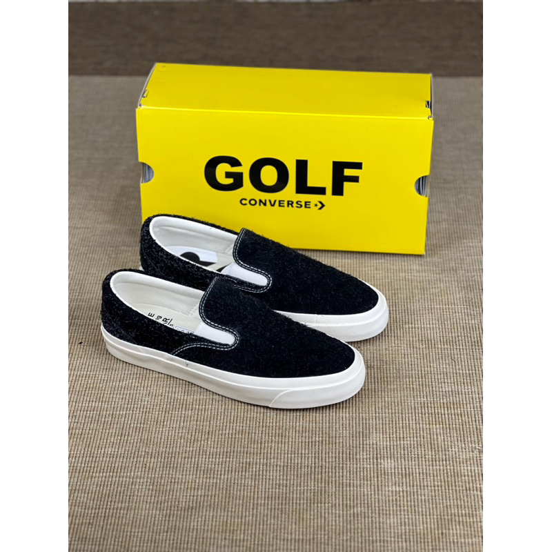 CONVERSE X GOLF WANG ONE STAR CC SLIP ON PRO BLACK VOLCANIC