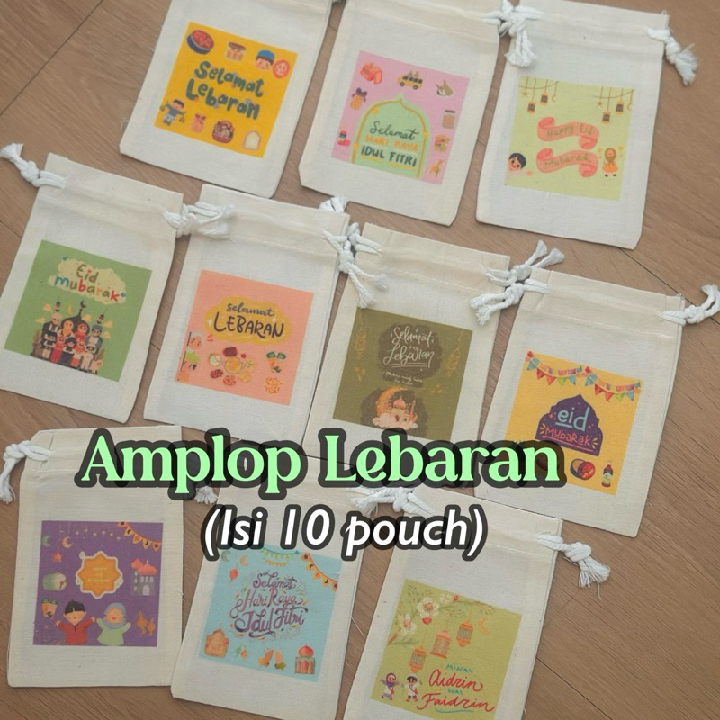 

AMPLOP LEBARAN 2025 POUCH SERUT LUCU IDUL FITRI (ISI 10pcs)