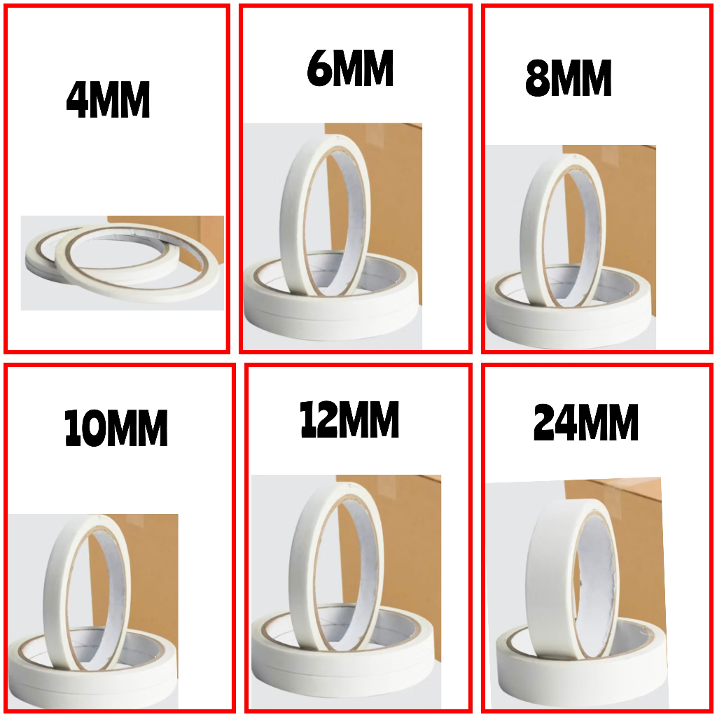 

Double Tape 4MM 6MM 8MM 10MM 12MM 24MM