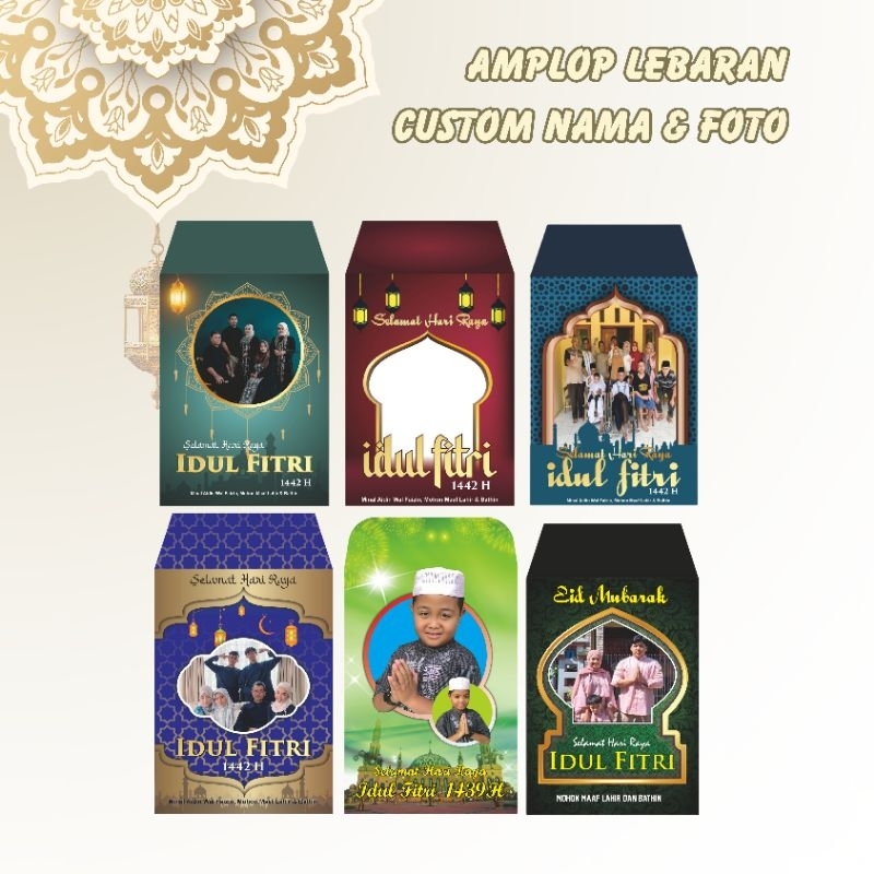 

(KOSTUM FOTO) Amplop Lebaran Idul Fitri kualitas premium
