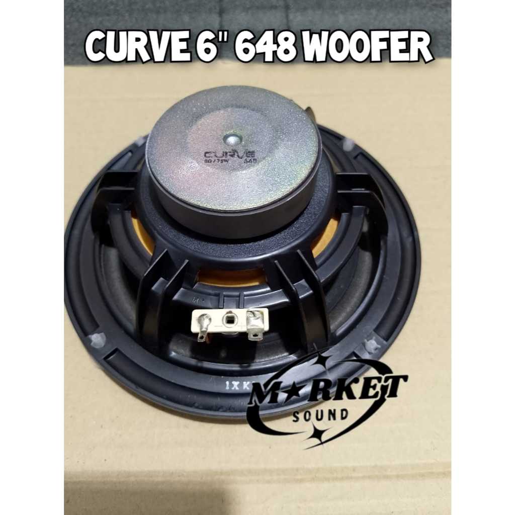 speaker 6 inch curve 648 woofer original