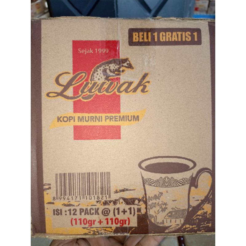 

Kopi Luwak premium 1 karton