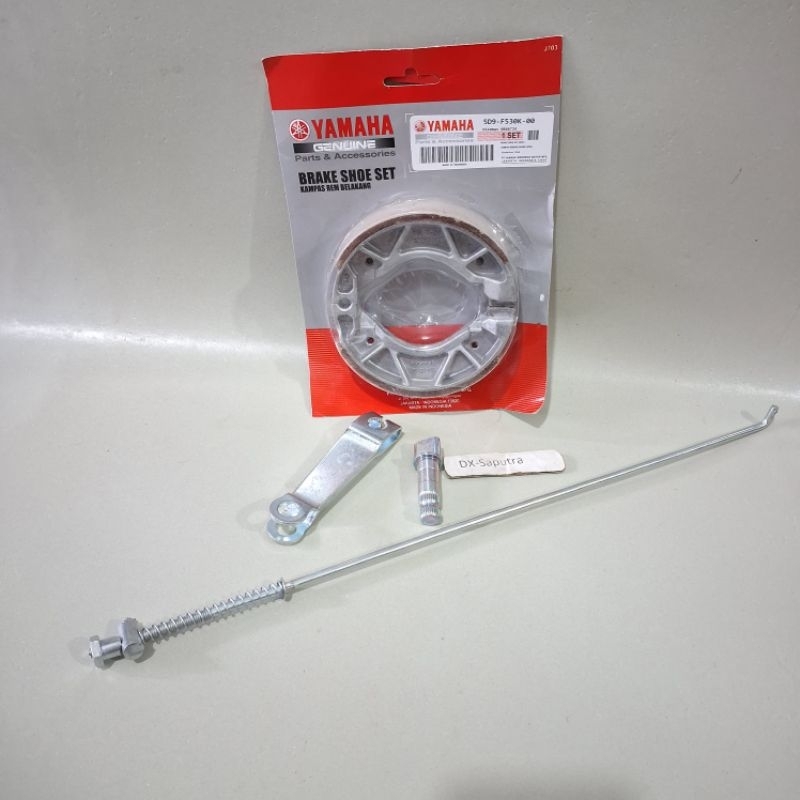 Kampas rem 5D9 plus tiang rem,paha,as paha Yamaha Vega ZR Jupiter Z robot