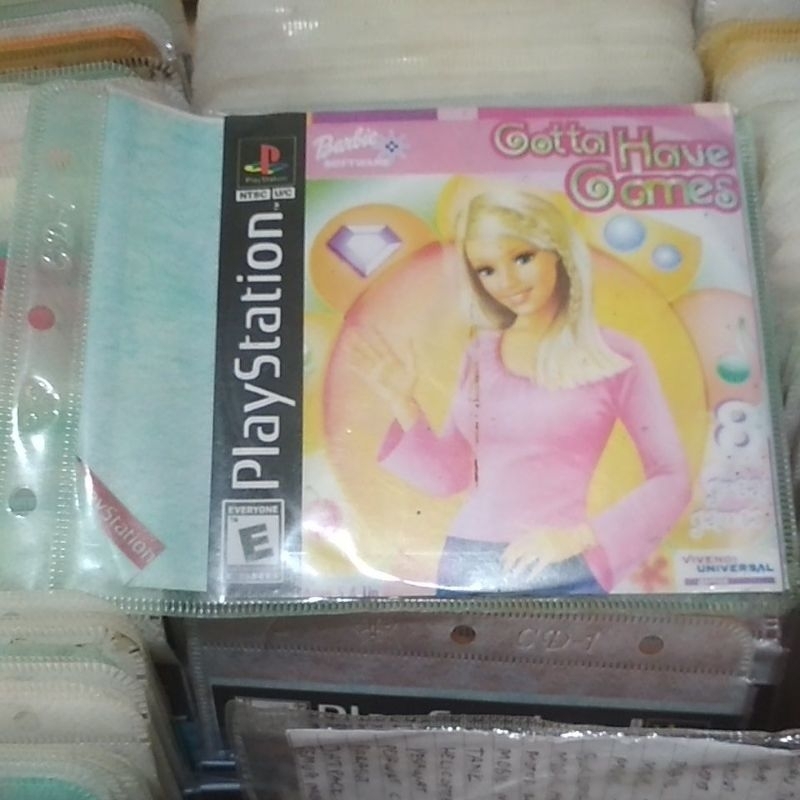 Kaset Ps1 Barbie Gotta Have Games (mulus)
