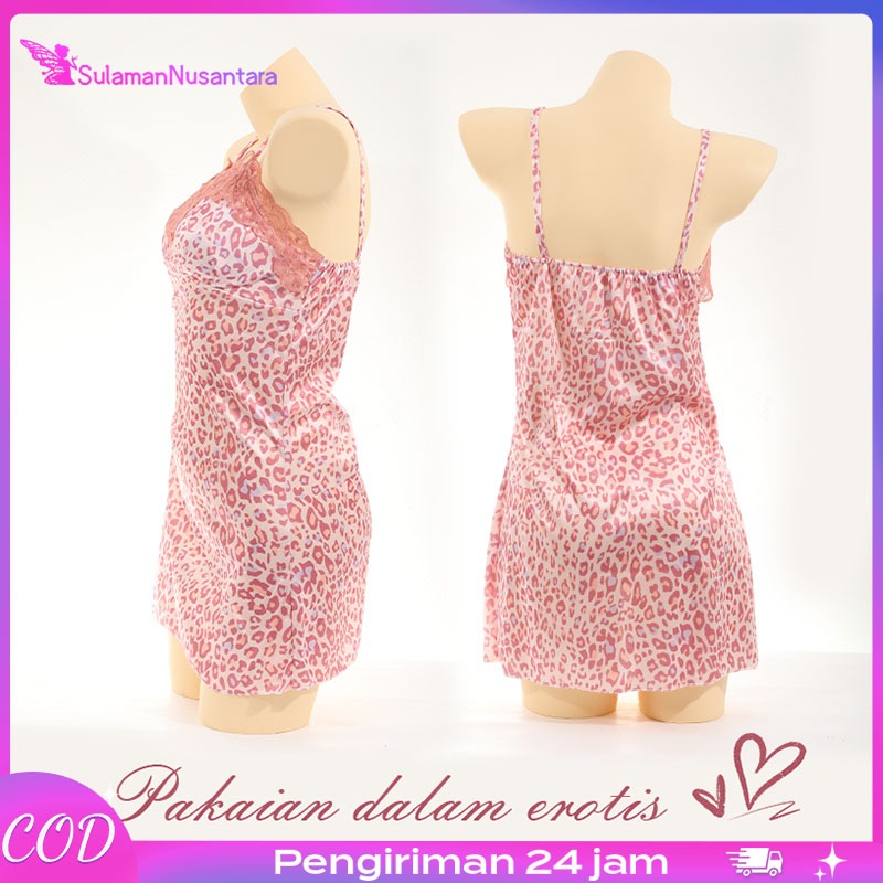 [COD] Baju Tidur Seksi Wanita Tanpa Lengan, Lingerie dengan Bantalan Payudara/Baju Tidur Seksi，Baju 