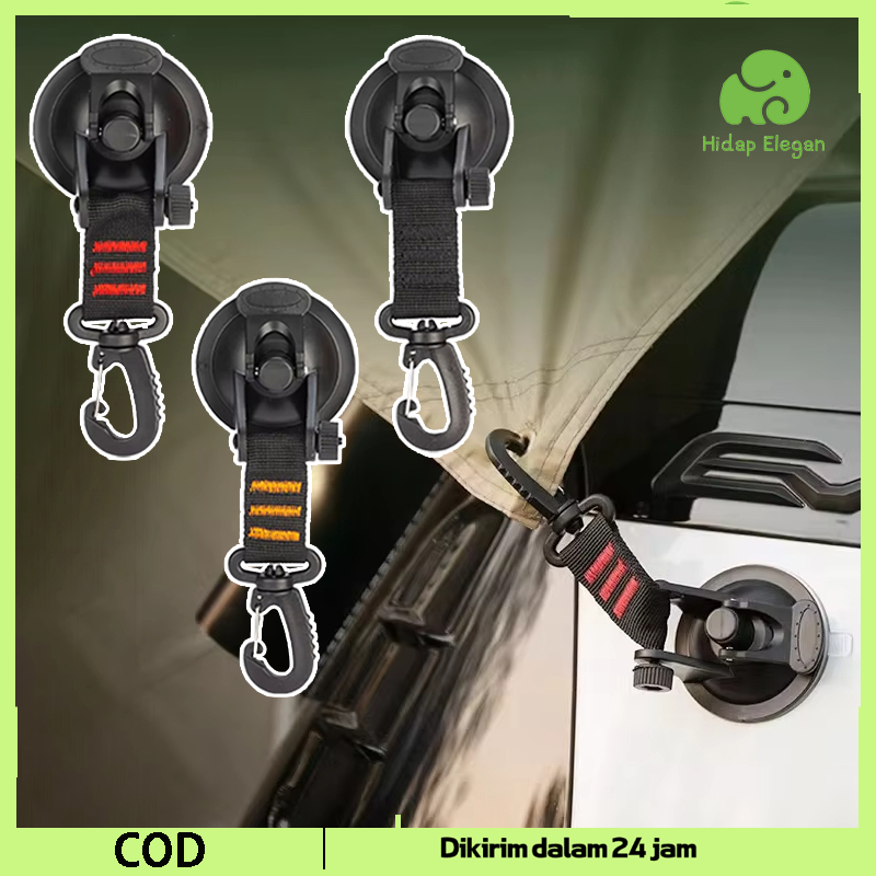 Suction Cup Hook Gantungan Hook Suction Cup Kaca Tenda Awning Mobil Suction Cup Buckle Multifungsi A