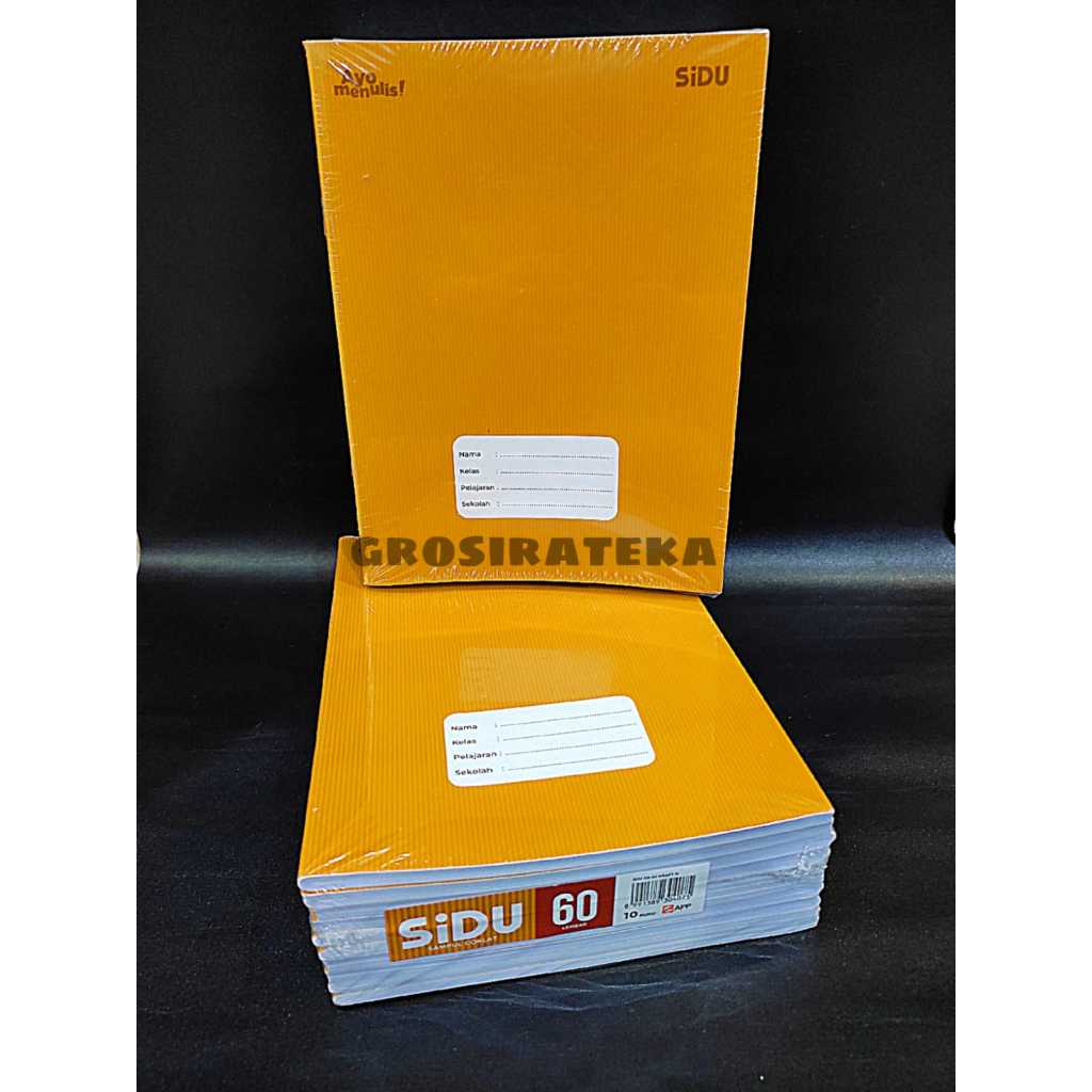

BUKU TULIS ISI 60 LEMBAR DS KRAFT SIDU