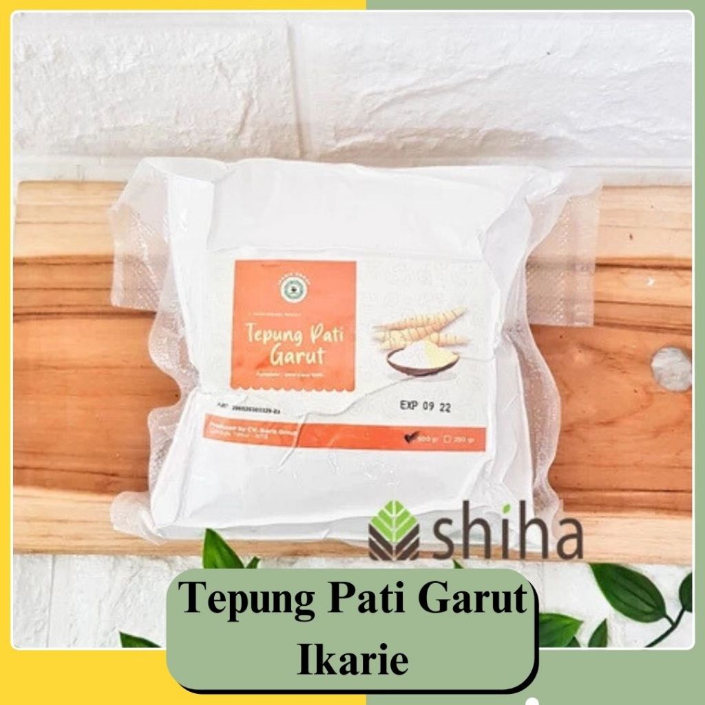

SHIHA - Tepung Pati Garut 500gr Ikarie Organic l