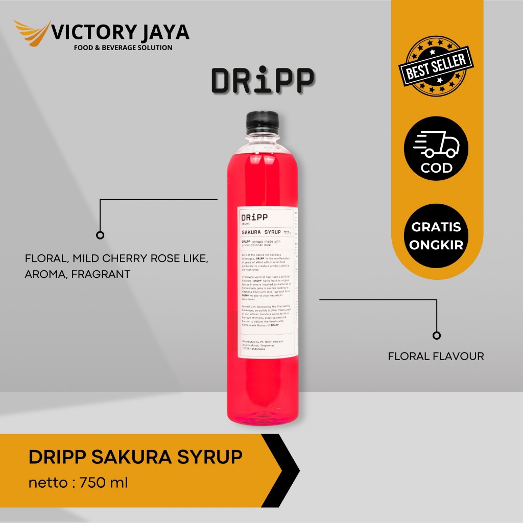 

Dripp syrup minuman sirup sakura 760ml