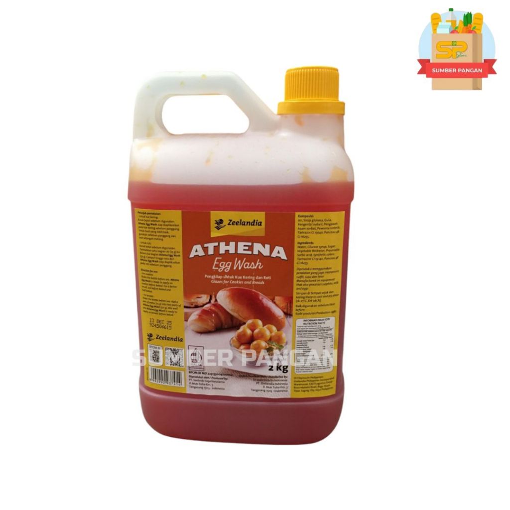 

Zeelandia Athena Egg Wash 2kg / Pengkilap Roti & Kue Kering 2 kg