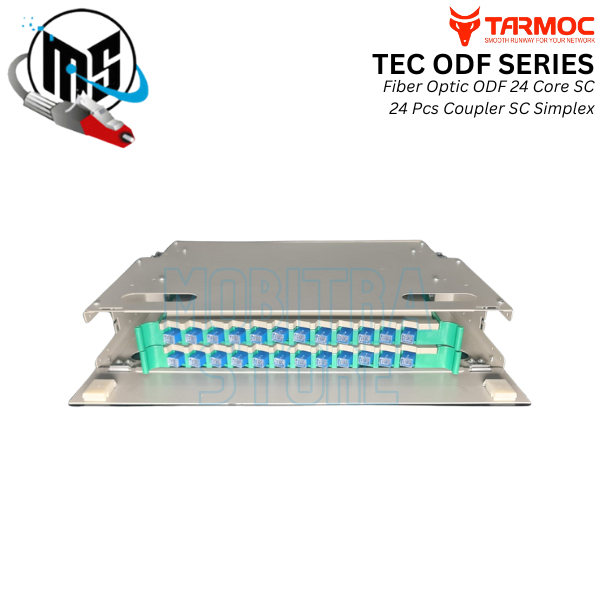 Fiber Optic ODF/OTB 24 Core SC Lengkap Rackmount | ODF 24C SC