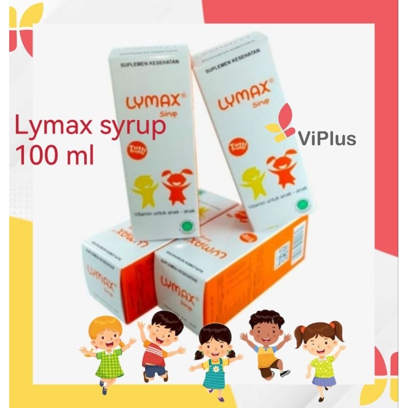 LYMAX syrup 100ml /Vit Anak / Suplemen Anak /SIMEX / ViPlus