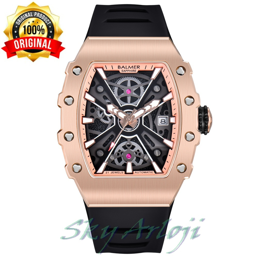 Balmer 8836 Jam Tangan Pria Automatic -Hitam Rose
