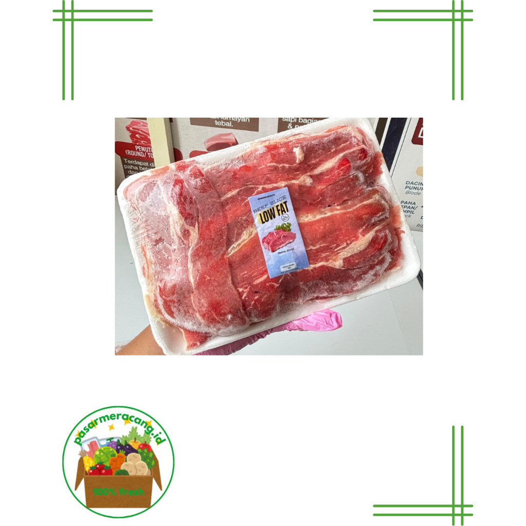 

Beef Slice Low Fat 500gr Kualitas Premium