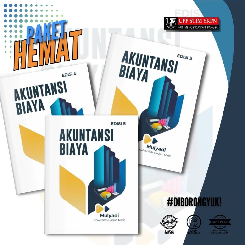 UPP STIM YKPN [Paket Hemat] - Akuntansi Biaya (Drs. Mulyadi, M.Sc) #ORIGINAL #UPPSTIMYKPN
