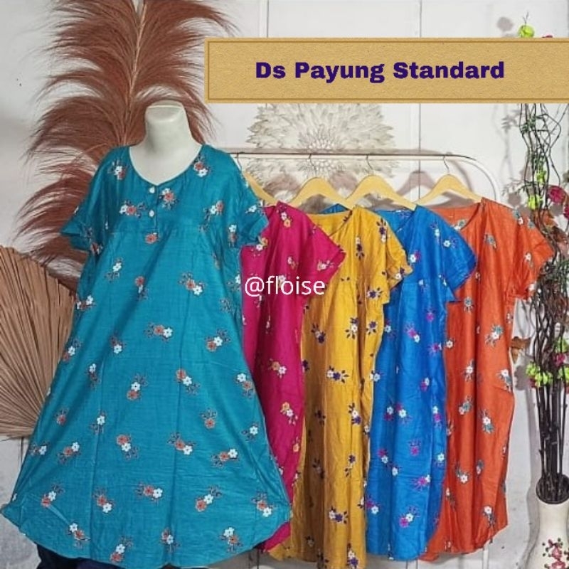 Daster payung ukuran standar busui friendly murah daster kekinian bahan rayon Ld 105-110