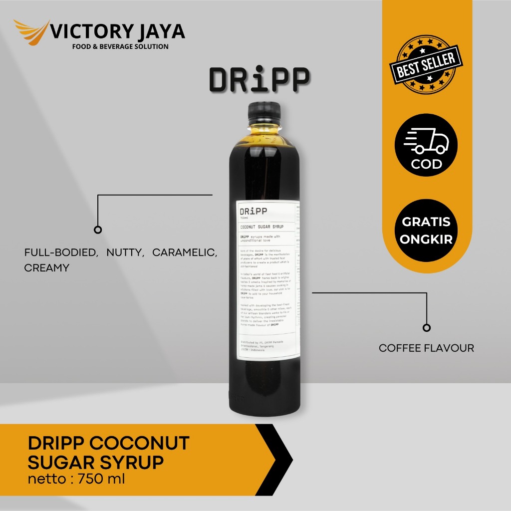 

Dripp syrup minuman sirup coconut sugar 760ml